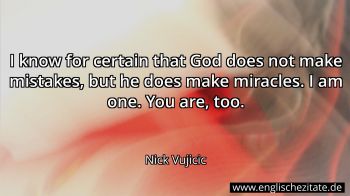 Englisches Zitat von Nick Vujicic als Bild