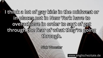 Englisches Zitat von Nick Wooster als Bild