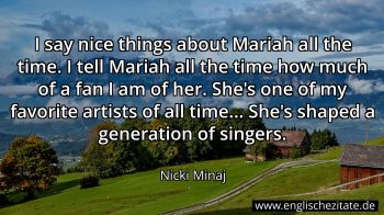 Englisches Zitat von Nicki Minaj als Bild