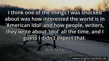 Englisches Zitat von Nicki Minaj als Bild