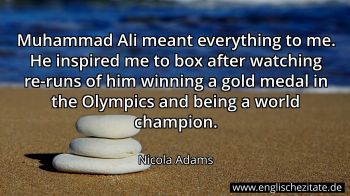 Englisches Zitat von Nicola Adams als Bild