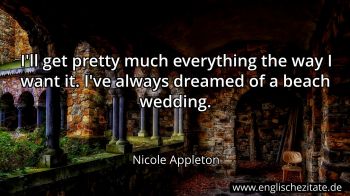Englisches Zitat von Nicole Appleton als Bild