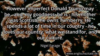 Englisches Zitat von Nigel Farage als Bild