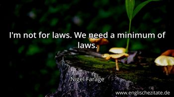 Englisches Zitat von Nigel Farage als Bild