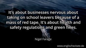 Englisches Zitat von Nigel Farage als Bild