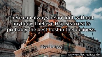 Englisches Zitat von Nigel Lythgoe als Bild