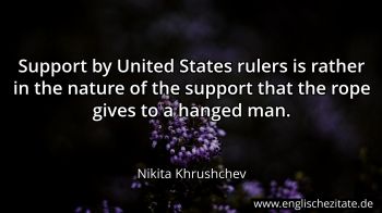 Englisches Zitat von Nikita Khrushchev als Bild