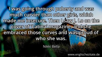 Englisches Zitat von Nikki Bella als Bild