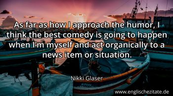 Englisches Zitat von Nikki Glaser als Bild