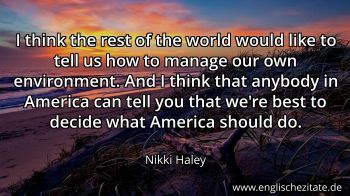 Englisches Zitat von Nikki Haley als Bild