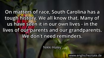 Englisches Zitat von Nikki Haley als Bild