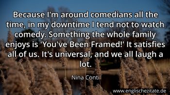 Englisches Zitat von Nina Conti als Bild