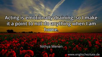 Englisches Zitat von Nithya Menen als Bild