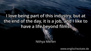 Englisches Zitat von Nithya Menen als Bild