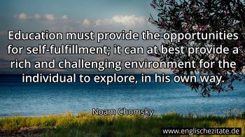 Englisches Zitat von Noam Chomsky als Bild