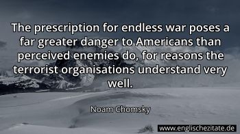 Englisches Zitat von Noam Chomsky als Bild
