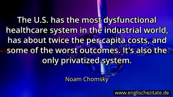 Englisches Zitat von Noam Chomsky als Bild