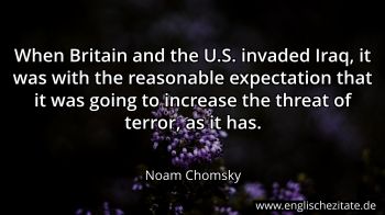 Englisches Zitat von Noam Chomsky als Bild