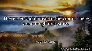 Englisches Zitat von Noel Gallagher als Bild