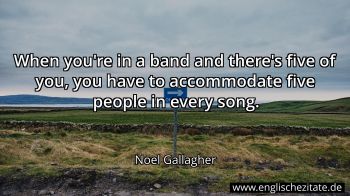 Englisches Zitat von Noel Gallagher als Bild