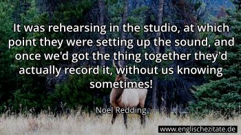 Englisches Zitat von Noel Redding als Bild