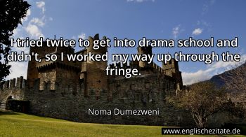 Englisches Zitat von Noma Dumezweni als Bild