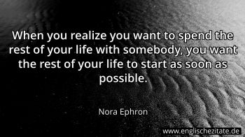 Englisches Zitat von Nora Ephron als Bild