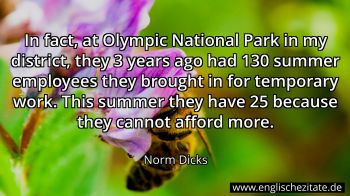 Englisches Zitat von Norm Dicks als Bild