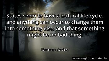 Englisches Zitat von Norman Davies als Bild