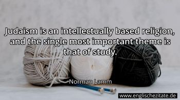 Englisches Zitat von Norman Lamm als Bild