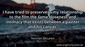 Englisches Zitat von Norman McLaren als Bild