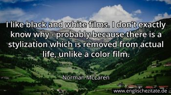Englisches Zitat von Norman McLaren als Bild