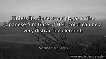 Englisches Zitat von Norman McLaren als Bild