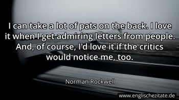 Englisches Zitat von Norman Rockwell als Bild