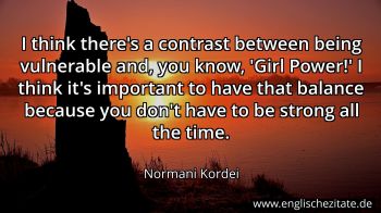 Englisches Zitat von Normani Kordei als Bild