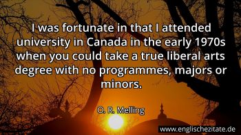 Englisches Zitat von O. R. Melling als Bild