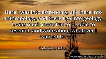 Englisches Zitat von Octavia E. Butler als Bild