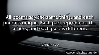 Englisches Zitat von Octavio Paz als Bild