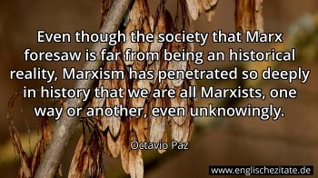 Englisches Zitat von Octavio Paz als Bild