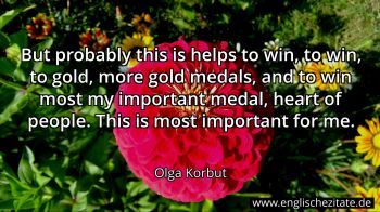 Englisches Zitat von Olga Korbut als Bild