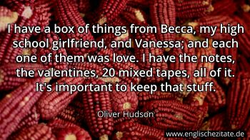 Englisches Zitat von Oliver Hudson als Bild