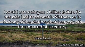 Englisches Zitat von Oliver North als Bild