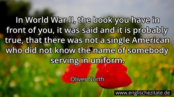 Englisches Zitat von Oliver North als Bild