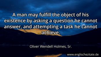 Englisches Zitat von Oliver Wendell Holmes, Sr. als Bild