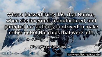 Englisches Zitat von Oliver Wendell Holmes, Sr. als Bild