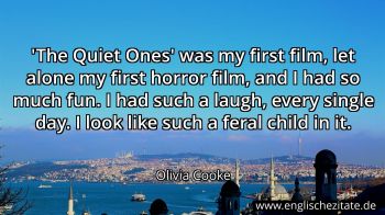 Englisches Zitat von Olivia Cooke als Bild