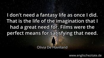 Englisches Zitat von Olivia De Havilland als Bild