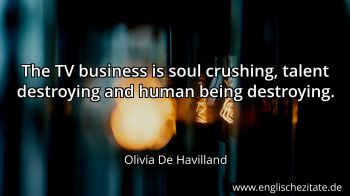 Englisches Zitat von Olivia De Havilland als Bild