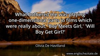 Englisches Zitat von Olivia De Havilland als Bild