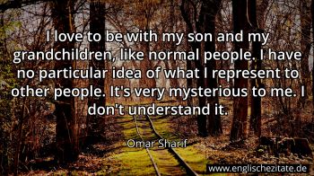 Englisches Zitat von Omar Sharif als Bild